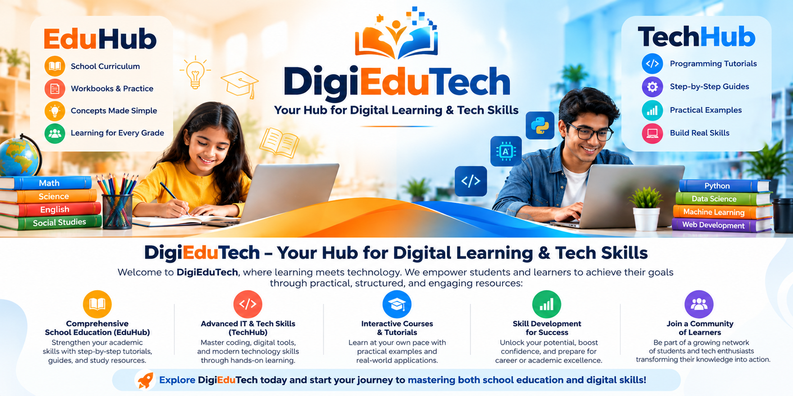 Explore DigiEduTech and start learning.